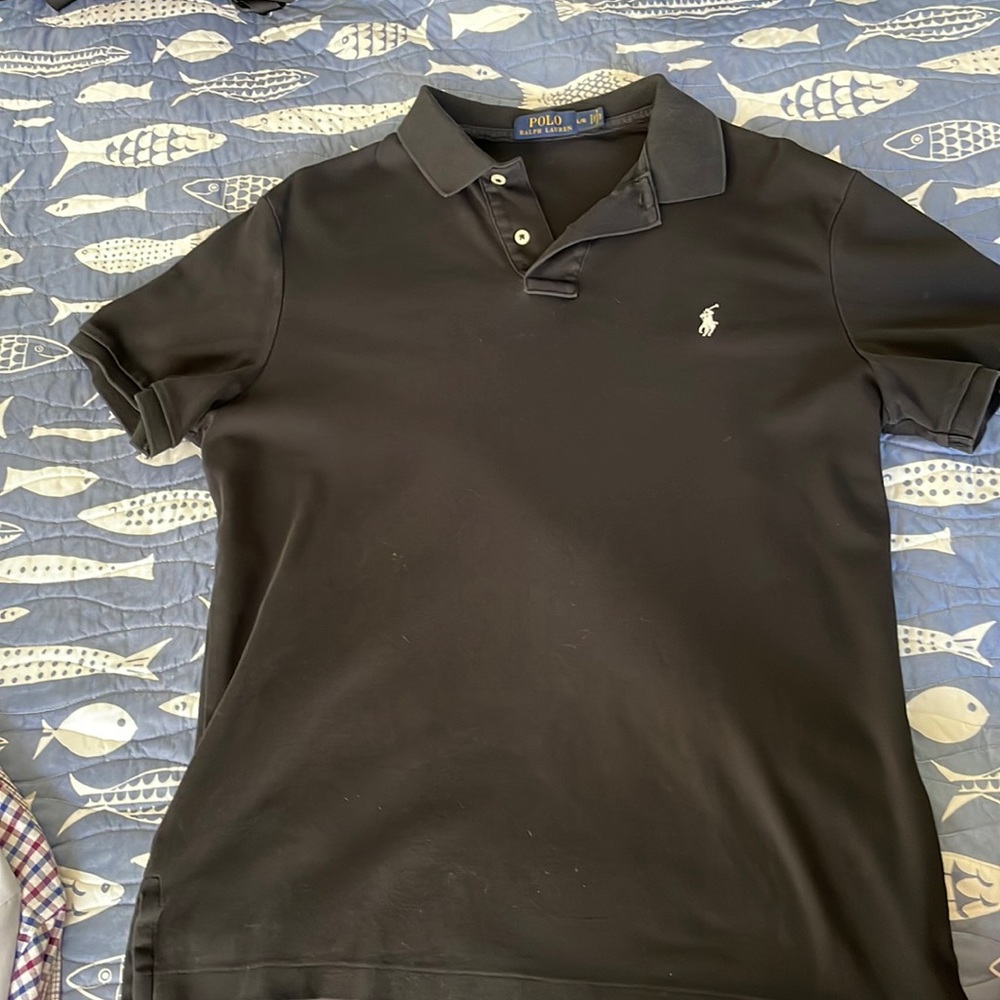 Ralph lauren short sleeve black polo